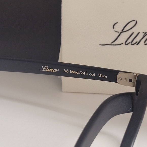 New Lunor Eyeglasses A6 245 with case & cloth - Picture 4 of 4